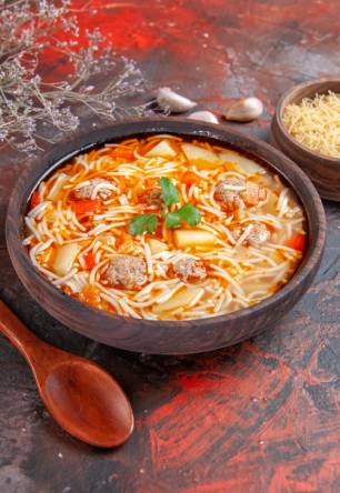 Seafood Ramen Noodles Soup